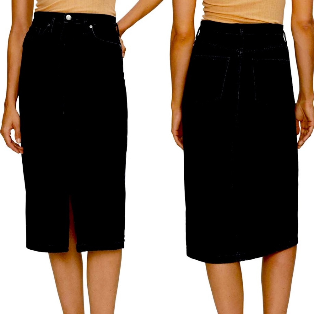 Mango denim skirt